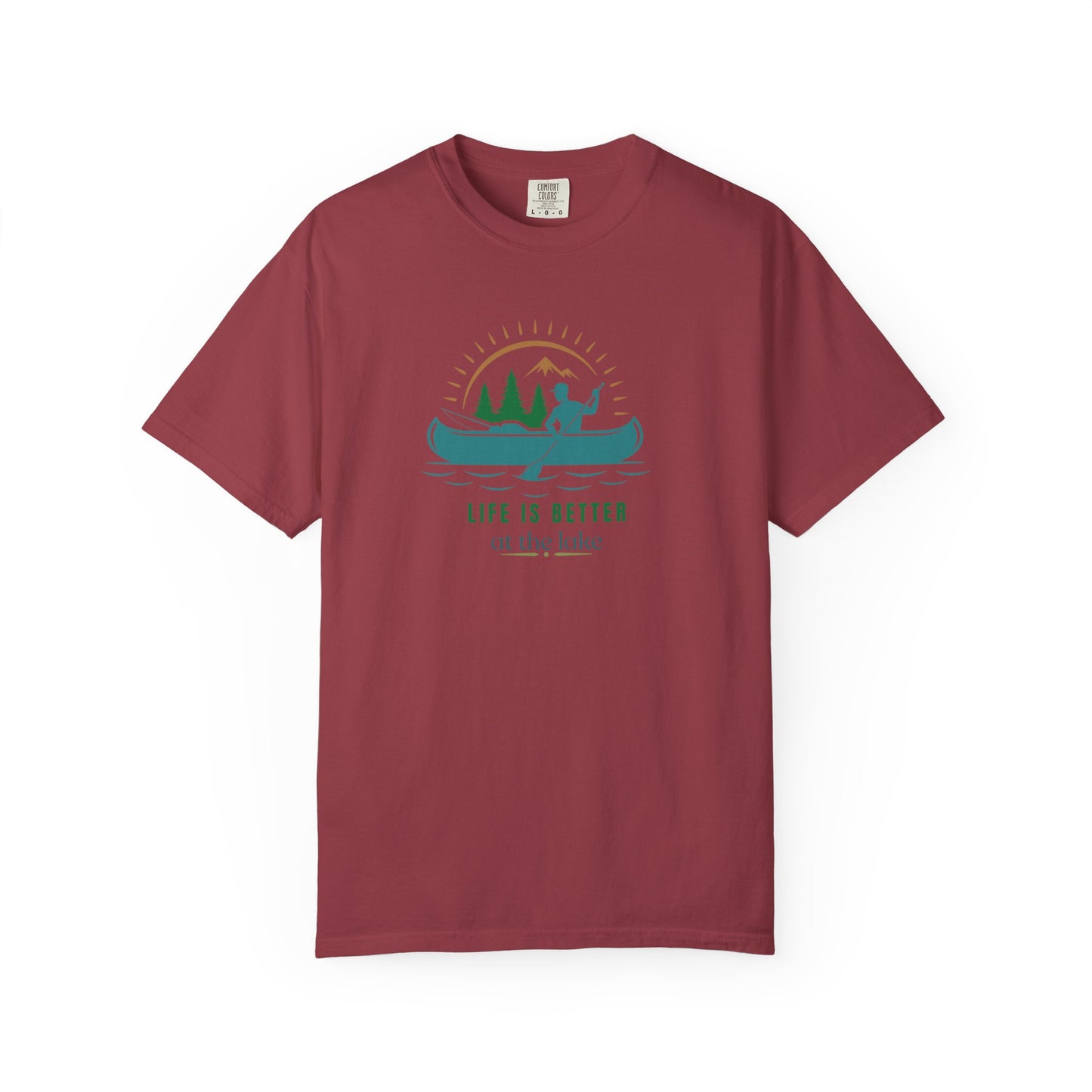 Life is Better at the Lake T-shirt, Casual Tee for Outdoor Lovers, Gifts for Nature Enthusiasts, Summer Shirt, Relaxation Clothing