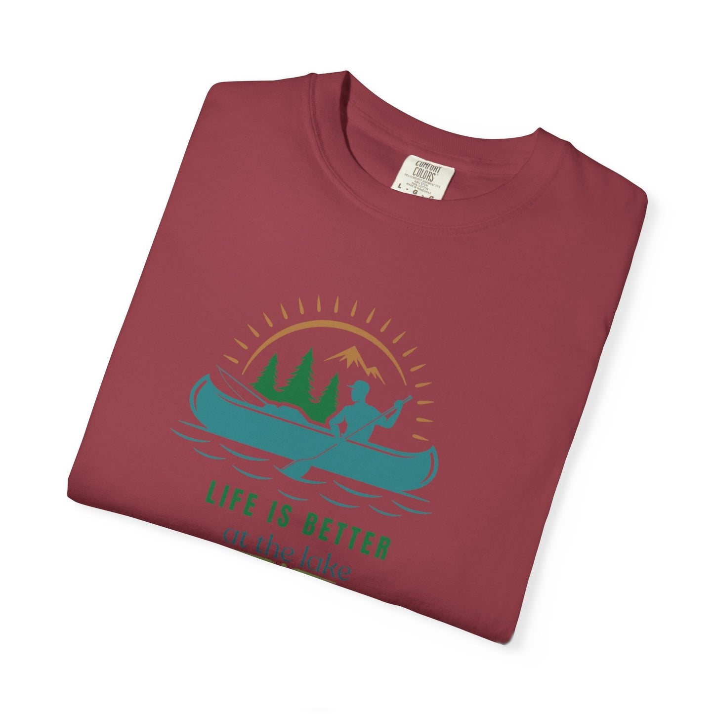 Life is Better at the Lake T-shirt, Casual Tee for Outdoor Lovers, Gifts for Nature Enthusiasts, Summer Shirt, Relaxation Clothing