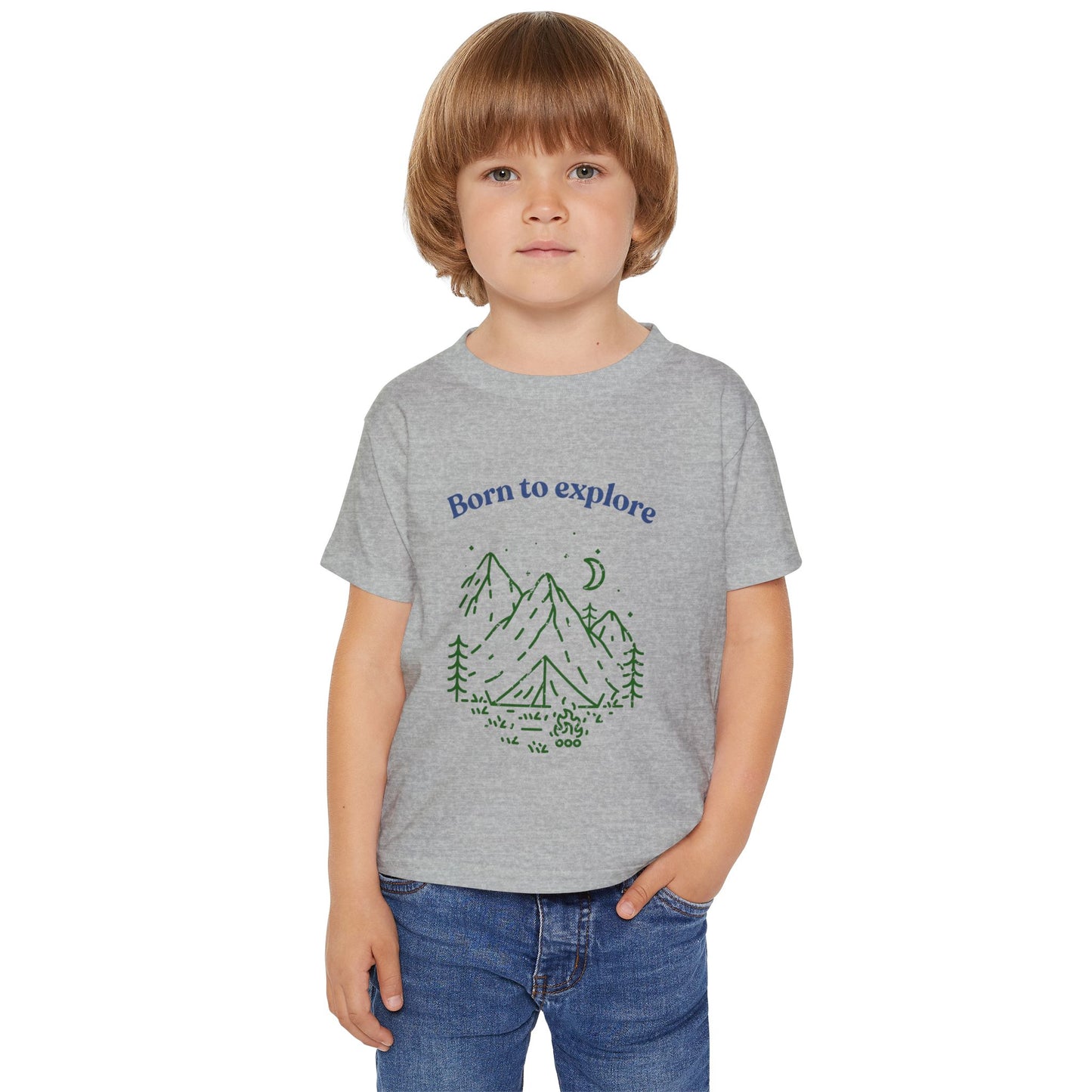 Toddler T-Shirt - 'Born to Explore' Adventure Tee