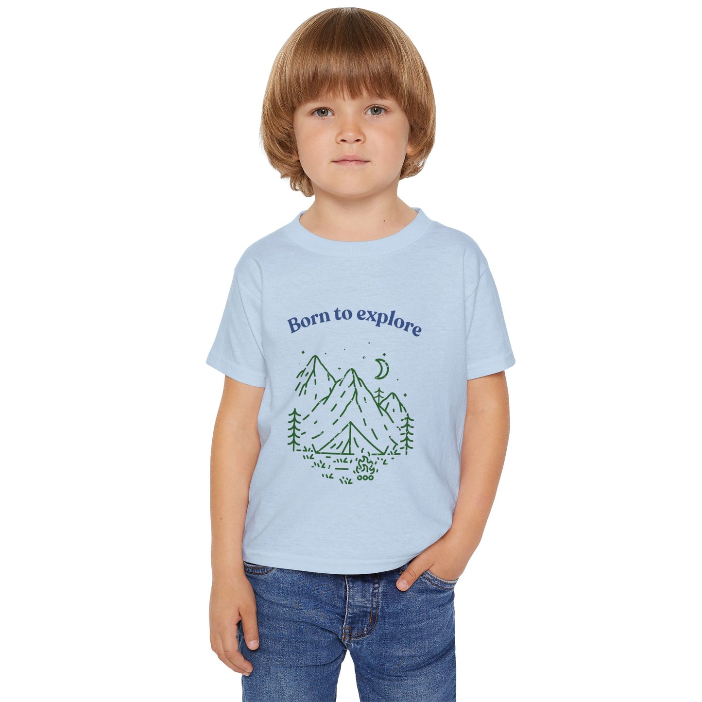 Toddler T-Shirt - 'Born to Explore' Adventure Tee