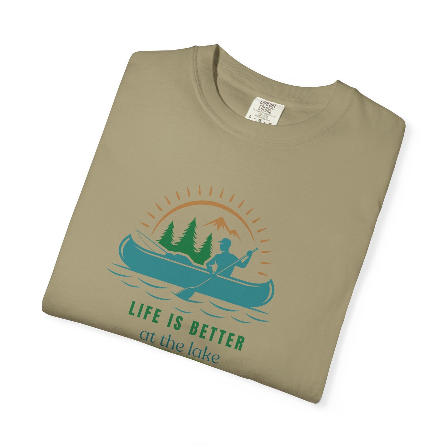 Life is Better at the Lake T-shirt, Casual Tee for Outdoor Lovers, Gifts for Nature Enthusiasts, Summer Shirt, Relaxation Clothing