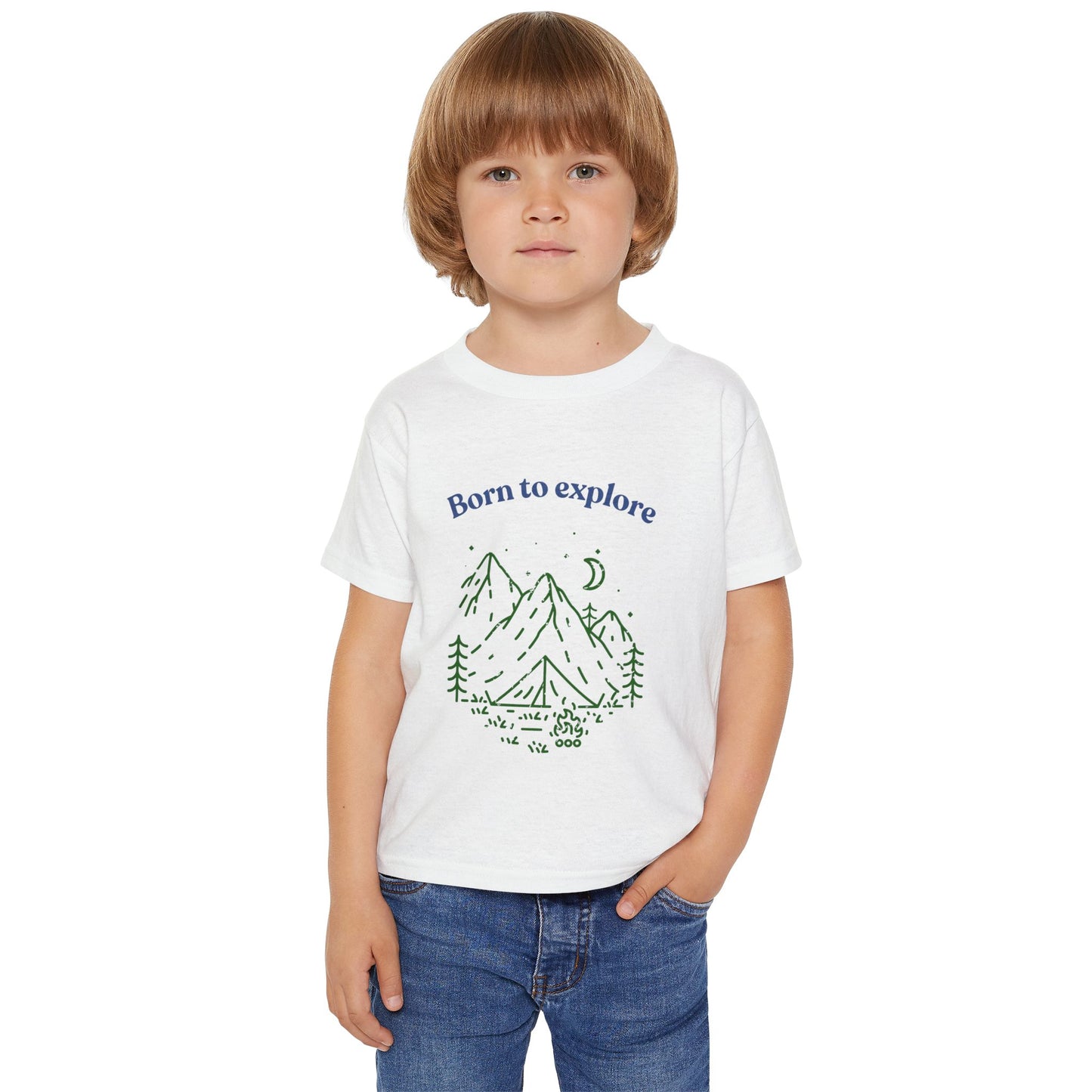 Toddler T-Shirt - 'Born to Explore' Adventure Tee