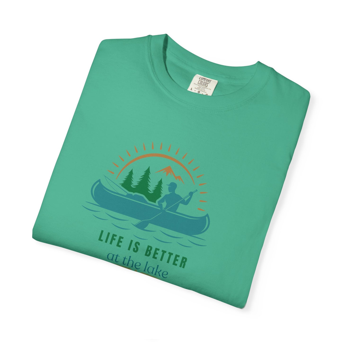 Life is Better at the Lake T-shirt, Casual Tee for Outdoor Lovers, Gifts for Nature Enthusiasts, Summer Shirt, Relaxation Clothing
