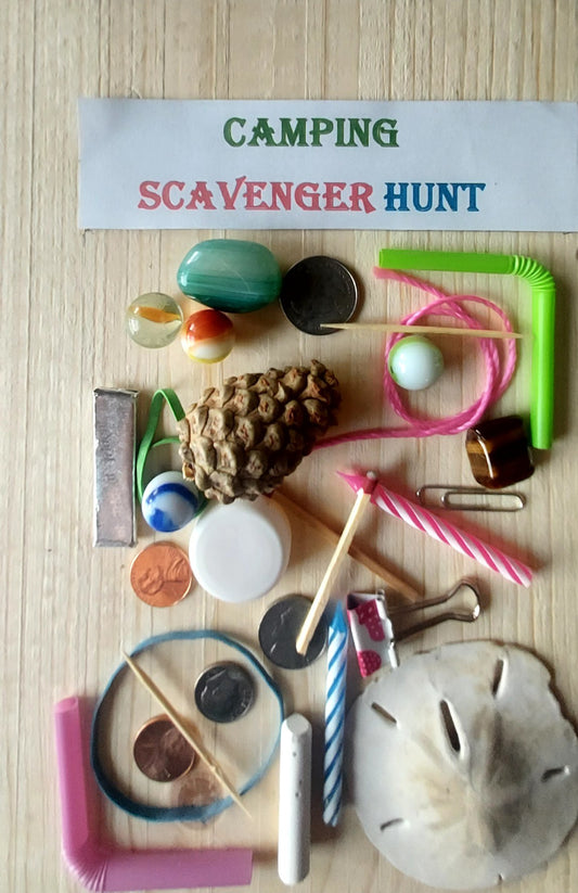 Camping Scavenger Hunt Booklet