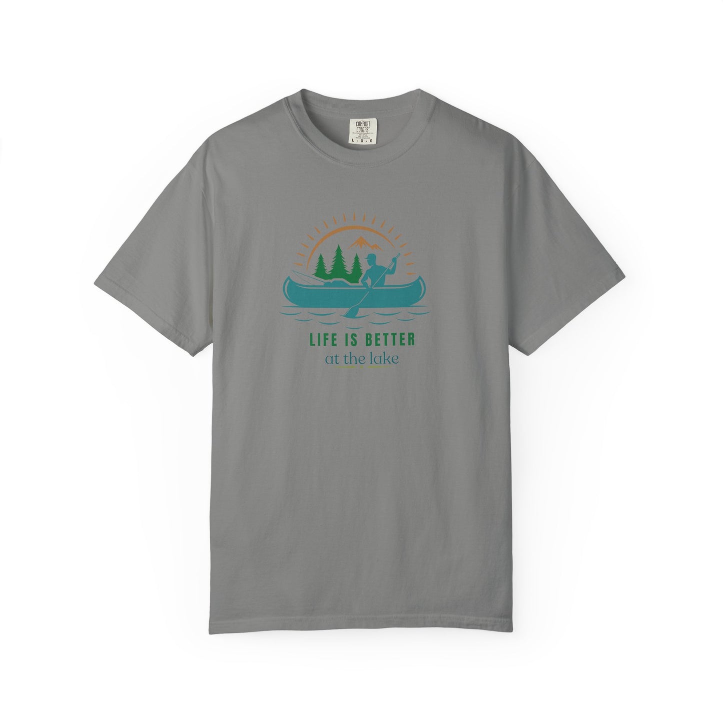 Life is Better at the Lake T-shirt, Casual Tee for Outdoor Lovers, Gifts for Nature Enthusiasts, Summer Shirt, Relaxation Clothing