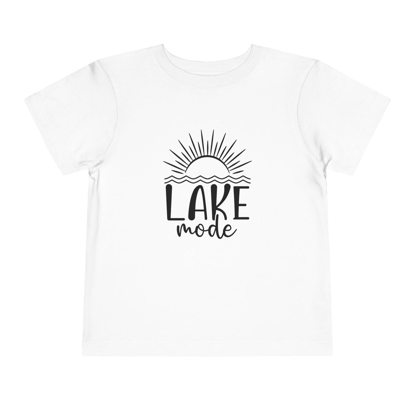 Toddler 'Lake Mode' Short Sleeve Tee - Sunshine Vibes for Summer Adventures