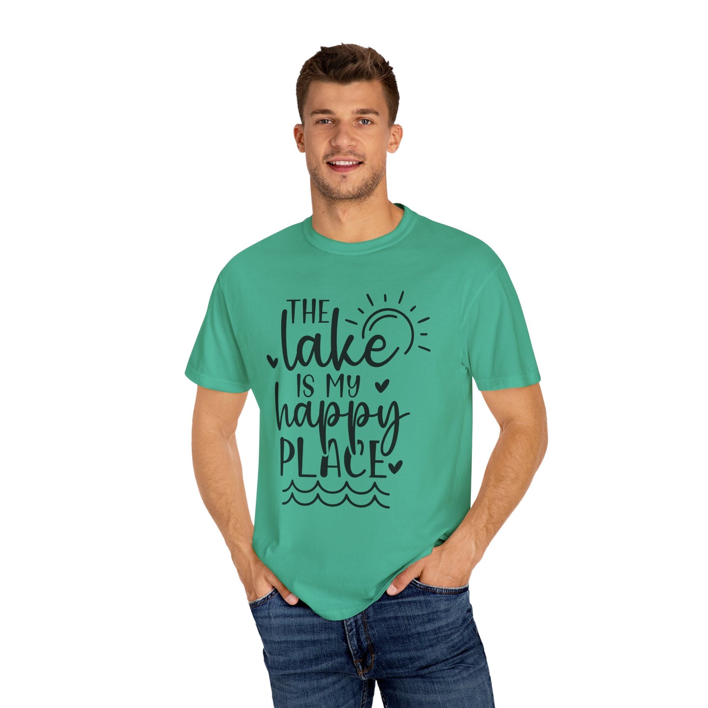 Lake Vibes Unisex T-Shirt, Nature Lover Gift, Summer Outfit, Beach Day Essential, Relaxed Style Apparel