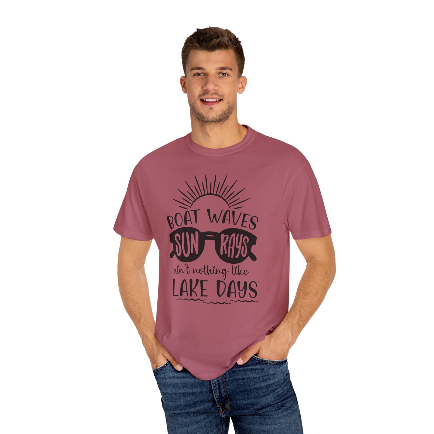 Lake Days Graphic T-Shirt for Outdoor Lovers, Summer Vibes, Ideal for Boating, Beach Days, Gift for Lake Enthusiasts