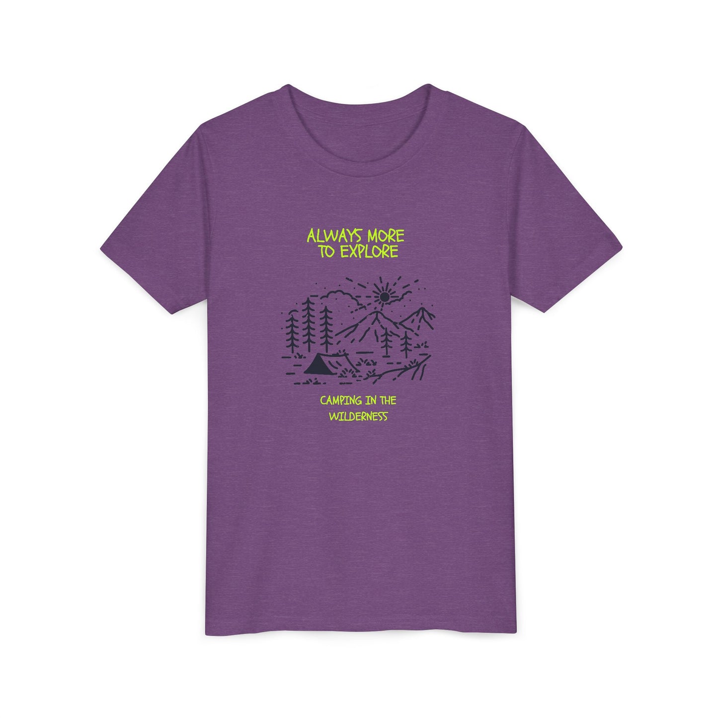 Youth Camping Adventure Tee - 'Always More to Explore'
