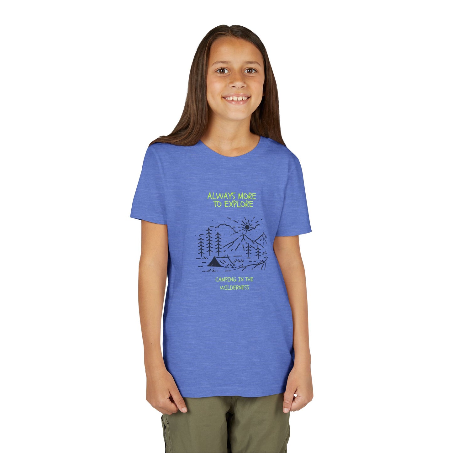 Youth Camping Adventure Tee - 'Always More to Explore'