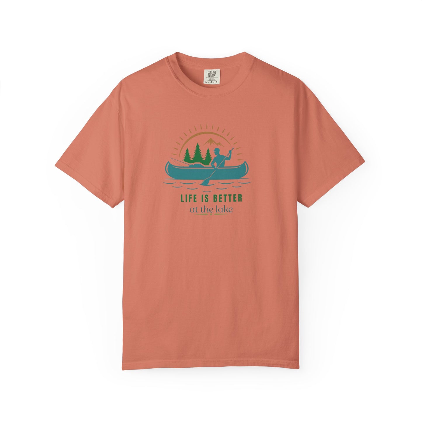 Life is Better at the Lake T-shirt, Casual Tee for Outdoor Lovers, Gifts for Nature Enthusiasts, Summer Shirt, Relaxation Clothing
