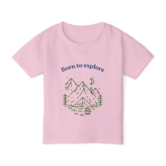 Toddler T-Shirt - 'Born to Explore' Adventure Tee