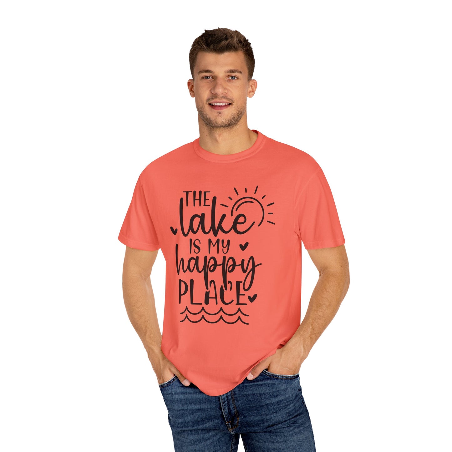 Lake Vibes Unisex T-Shirt, Nature Lover Gift, Summer Outfit, Beach Day Essential, Relaxed Style Apparel