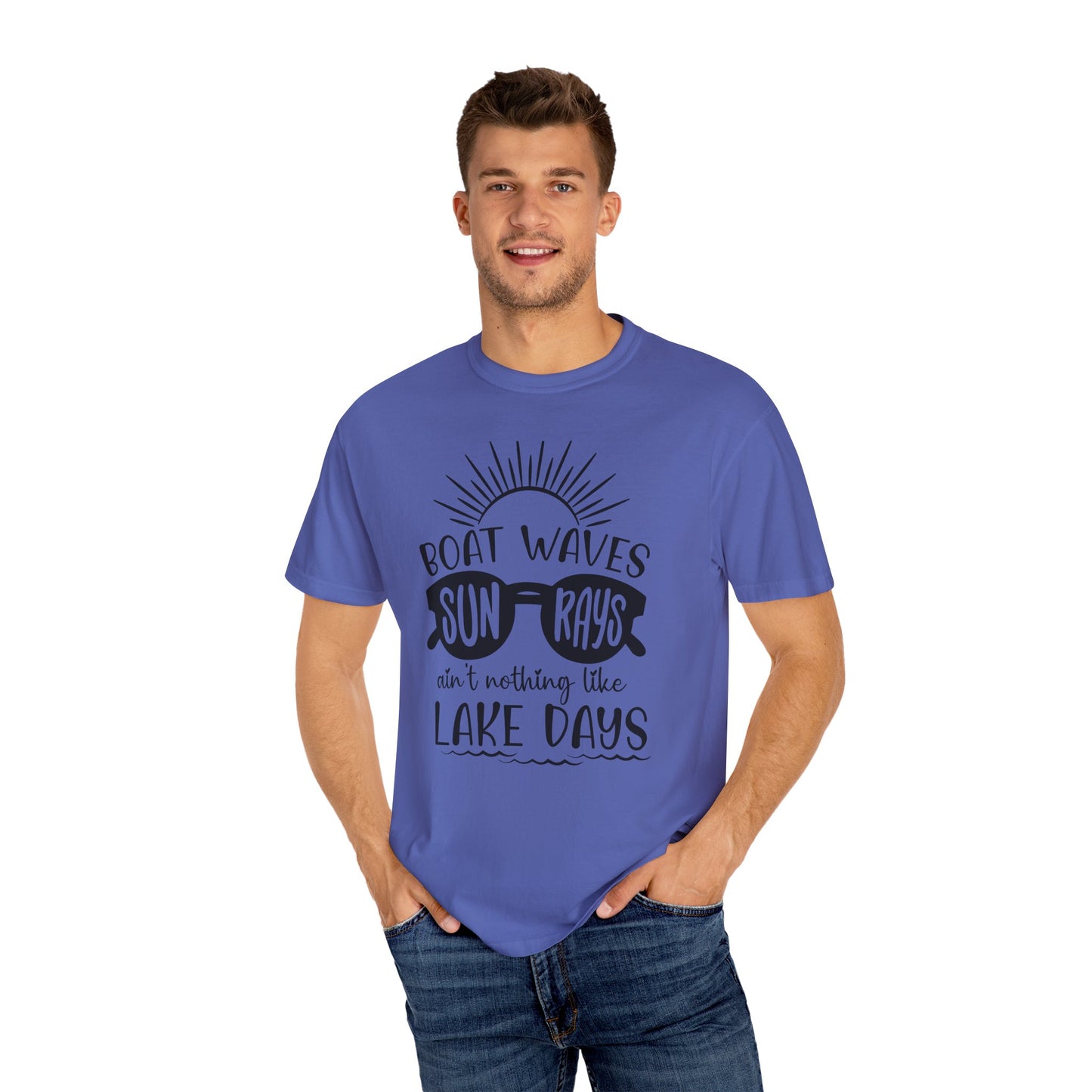 Lake Days Graphic T-Shirt for Outdoor Lovers, Summer Vibes, Ideal for Boating, Beach Days, Gift for Lake Enthusiasts