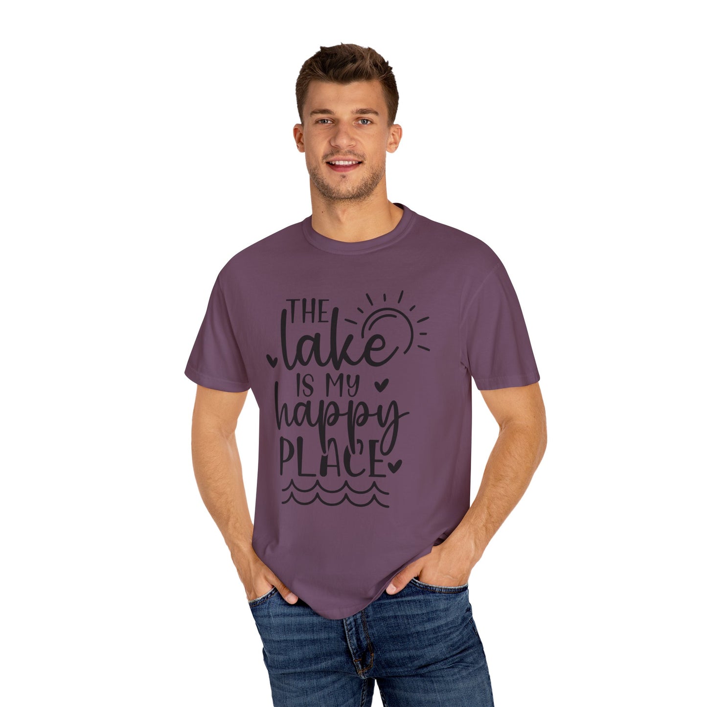 Lake Vibes Unisex T-Shirt, Nature Lover Gift, Summer Outfit, Beach Day Essential, Relaxed Style Apparel