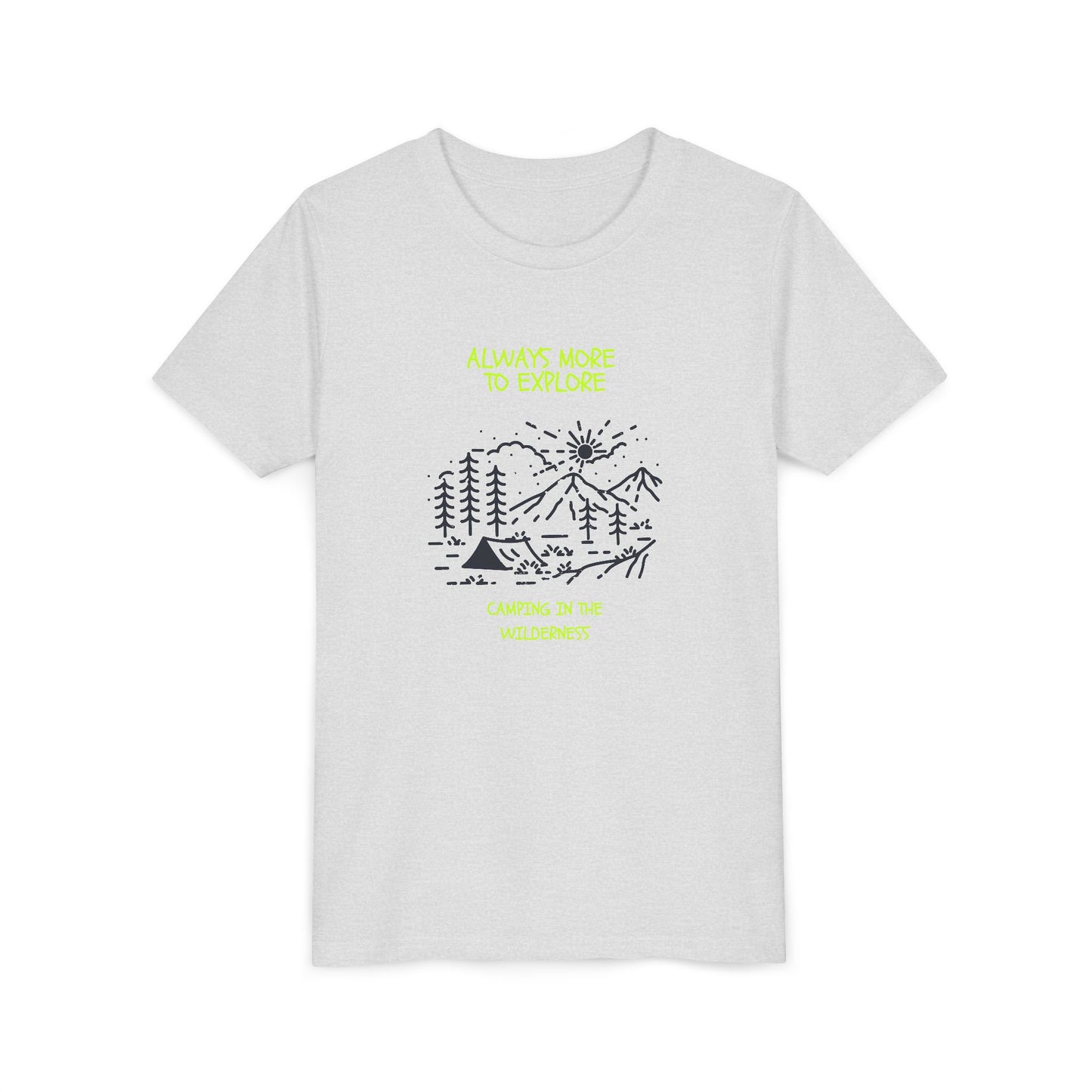 Youth Camping Adventure Tee - 'Always More to Explore'