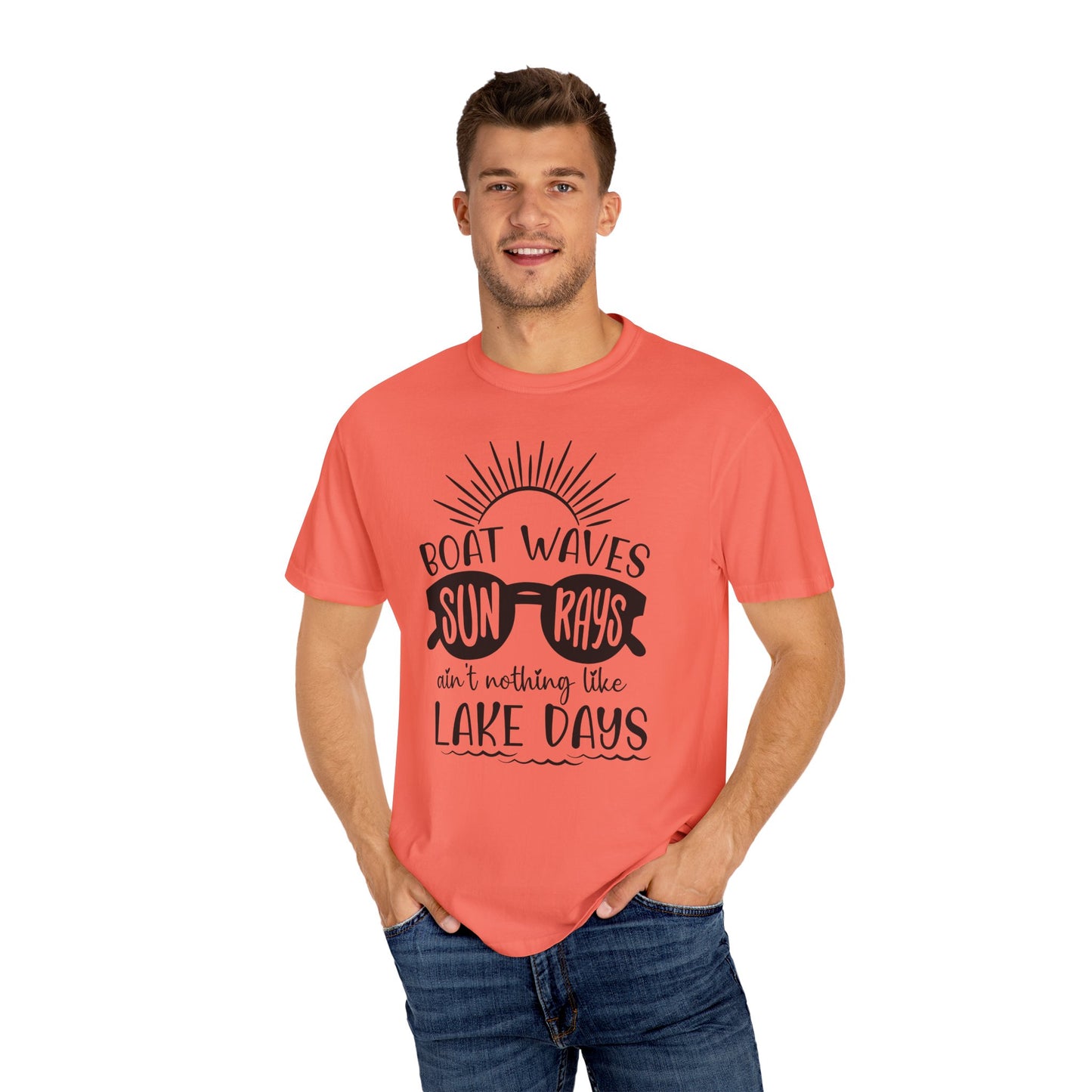 Lake Days Graphic T-Shirt for Outdoor Lovers, Summer Vibes, Ideal for Boating, Beach Days, Gift for Lake Enthusiasts