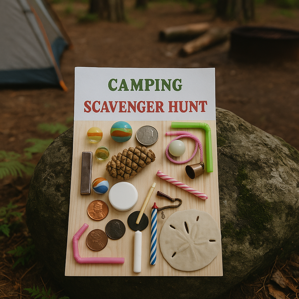 Camping Scavenger Hunt Booklet