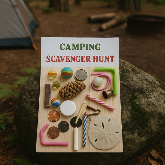 Camping Scavenger Hunt Booklet