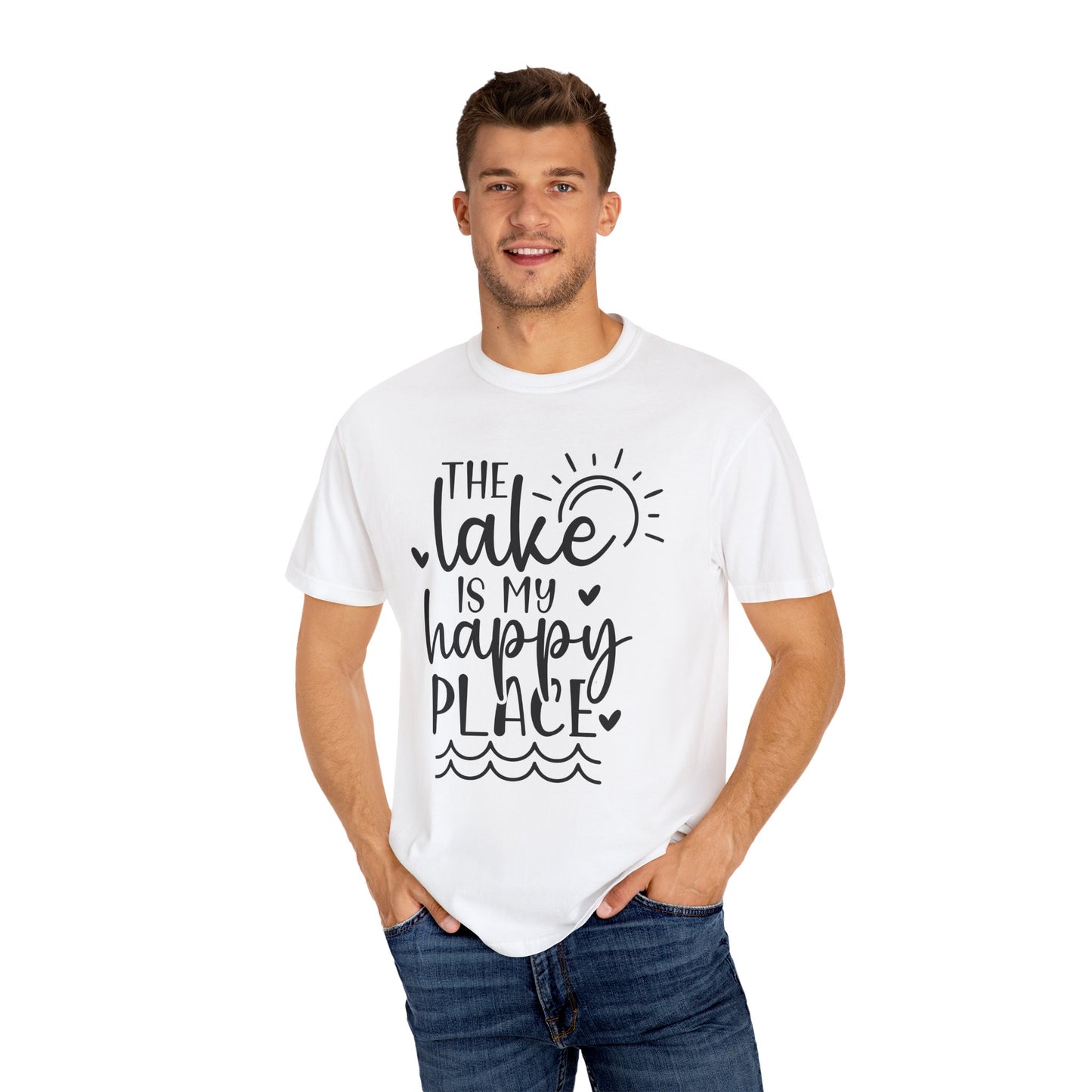 Lake Vibes Unisex T-Shirt, Nature Lover Gift, Summer Outfit, Beach Day Essential, Relaxed Style Apparel