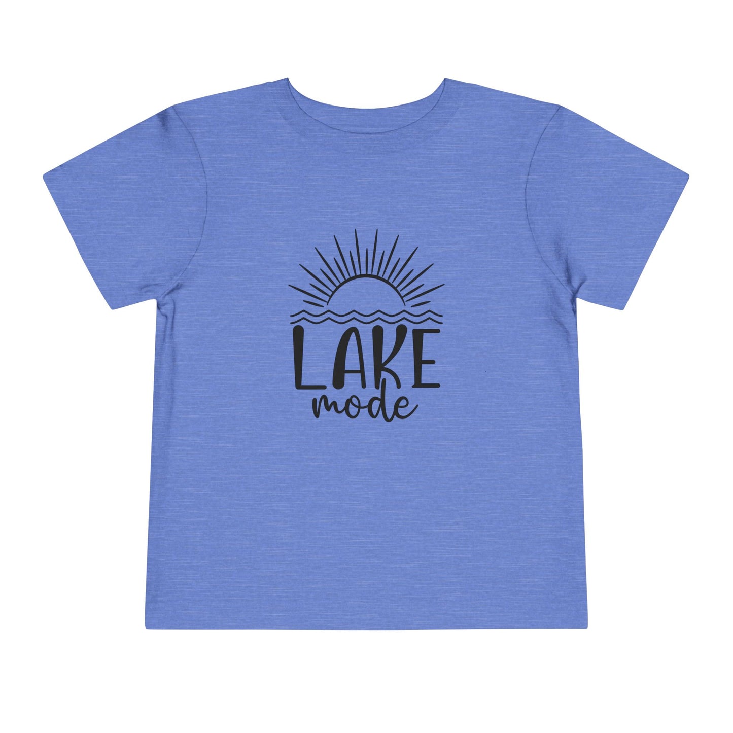 Toddler 'Lake Mode' Short Sleeve Tee - Sunshine Vibes for Summer Adventures