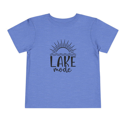 Toddler 'Lake Mode' Short Sleeve Tee - Sunshine Vibes for Summer Adventures