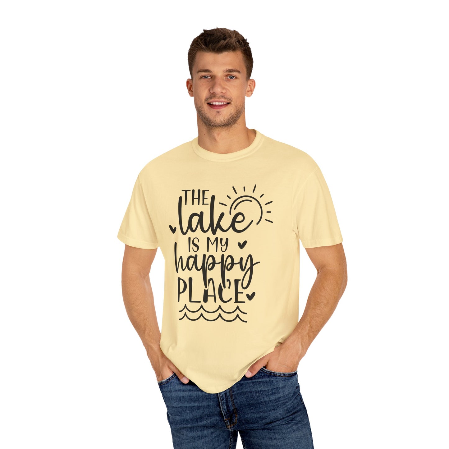 Lake Vibes Unisex T-Shirt, Nature Lover Gift, Summer Outfit, Beach Day Essential, Relaxed Style Apparel