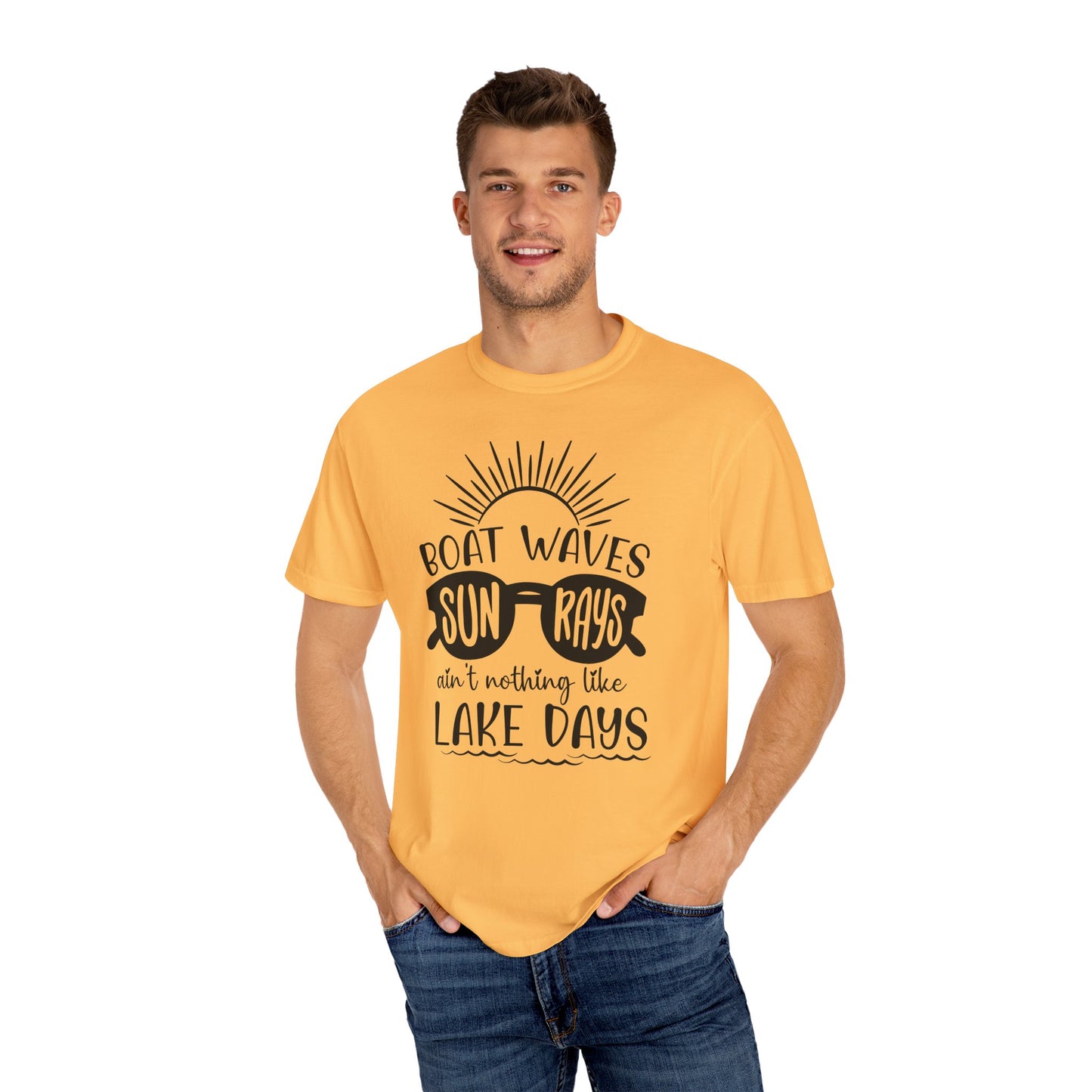 Lake Days Graphic T-Shirt for Outdoor Lovers, Summer Vibes, Ideal for Boating, Beach Days, Gift for Lake Enthusiasts