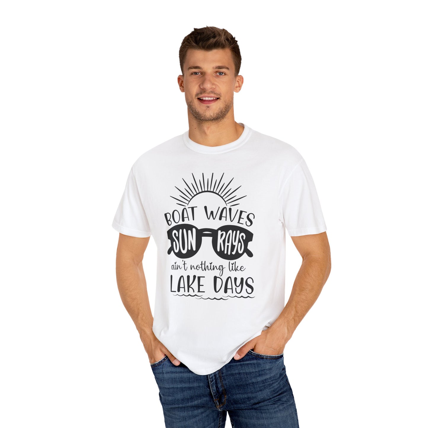 Lake Days Graphic T-Shirt for Outdoor Lovers, Summer Vibes, Ideal for Boating, Beach Days, Gift for Lake Enthusiasts