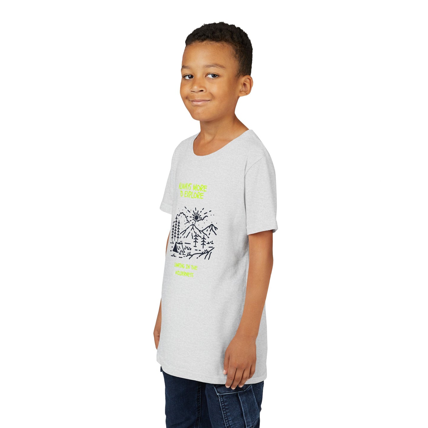 Youth Camping Adventure Tee - 'Always More to Explore'