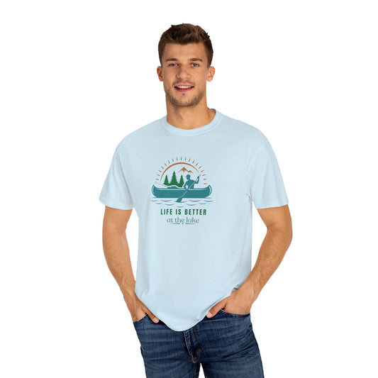Life is Better at the Lake T-shirt, Casual Tee for Outdoor Lovers, Gifts for Nature Enthusiasts, Summer Shirt, Relaxation Clothing